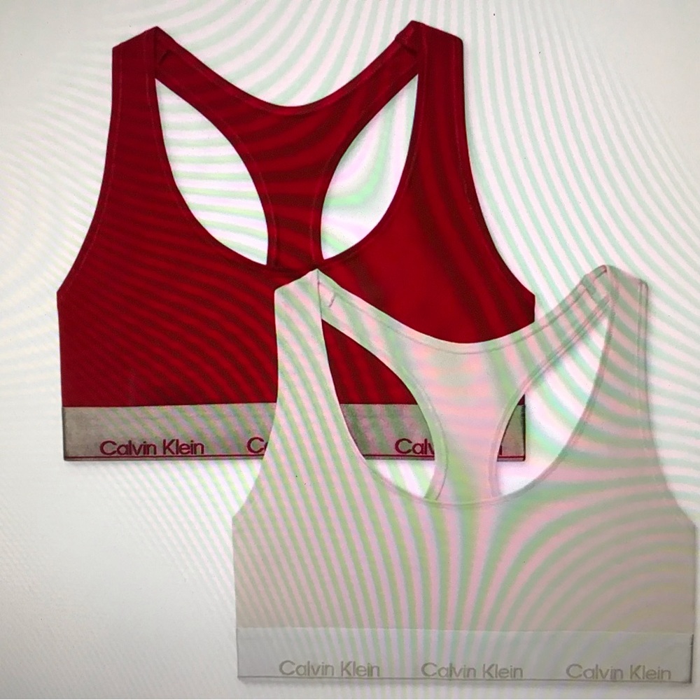 Calvin Klein Women's 2-Pk. Modern Cotton Unlined Bralette QF8285